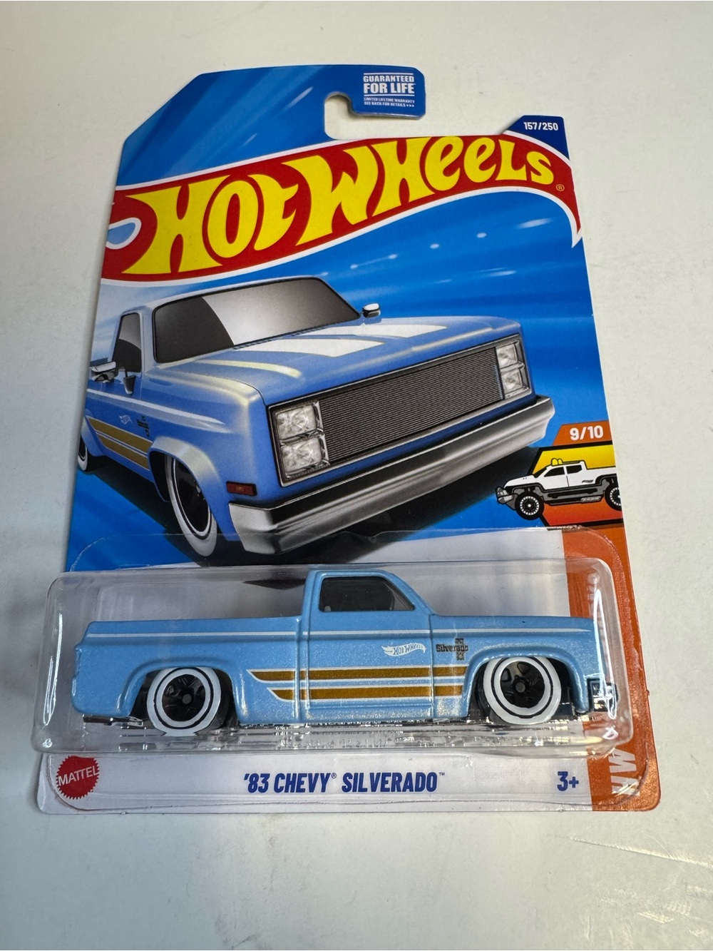 Hot Wheels '83 Chevy Silverado Light Blue